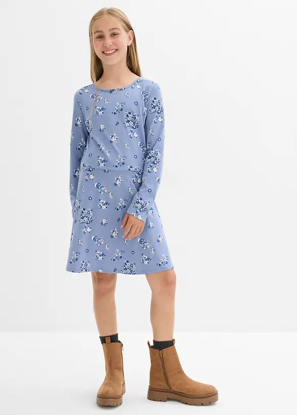 Jerseykjole i 100% økologisk bomull, bonprix