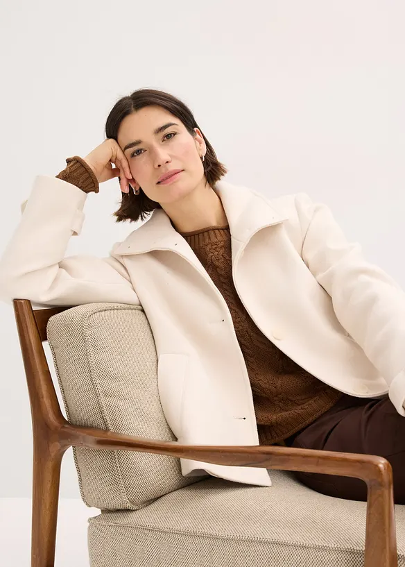 Jakke i ullstil, bonprix