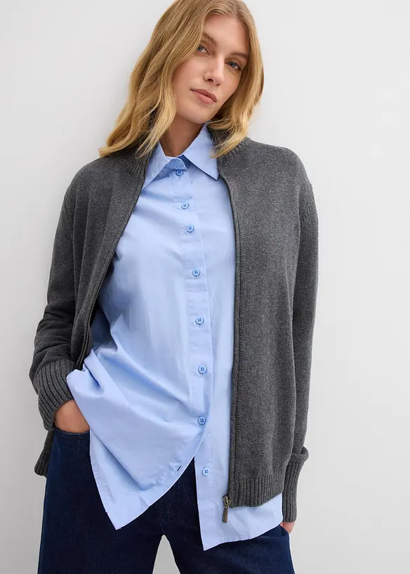 Cardigan i 100% økologisk bomull, bonprix