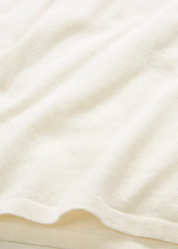 Strikket topp i 100% bomull, bonprix