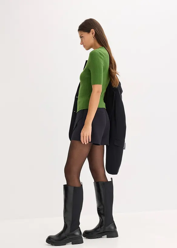 Ribbestrikket genser, bonprix