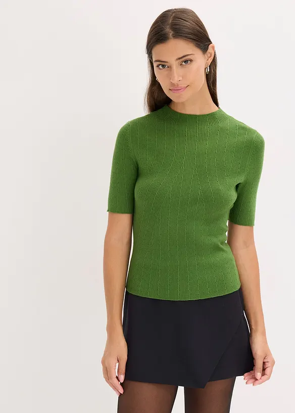 Ribbestrikket genser, bonprix