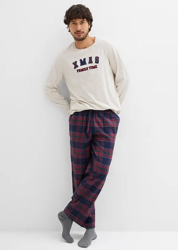 Pyjamas i myk bomull, bonprix