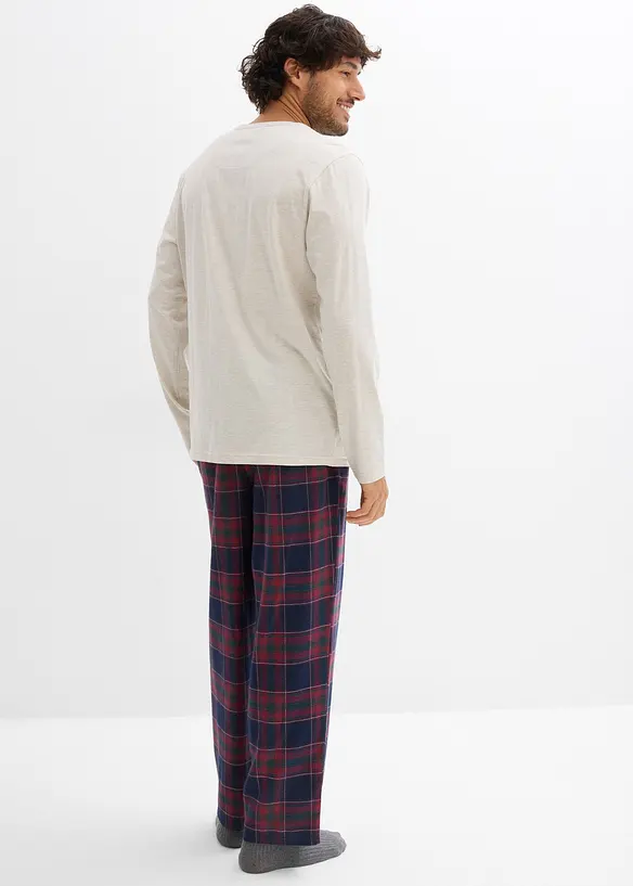 Pyjamas i myk bomull, bonprix