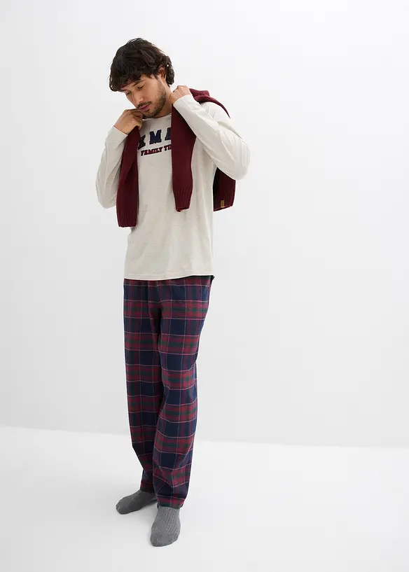 Pyjamas i myk bomull, bonprix