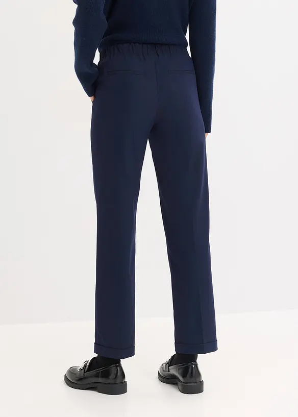 Pull on-bukse med oppbrett, bonprix