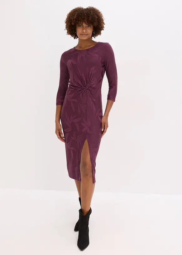 Jacquard-midikjole, bonprix