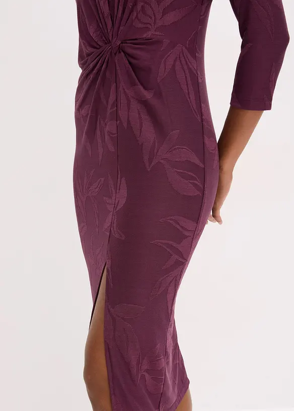 Jacquard-midikjole, bonprix