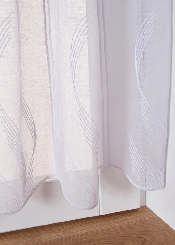 Gardinkappe med broderi, bonprix