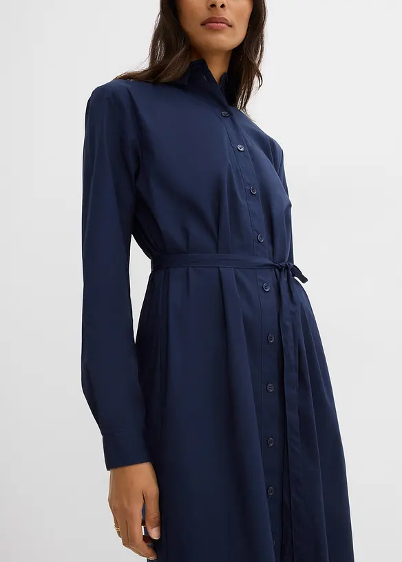 Midikjole i 100% økologisk bomull, bonprix