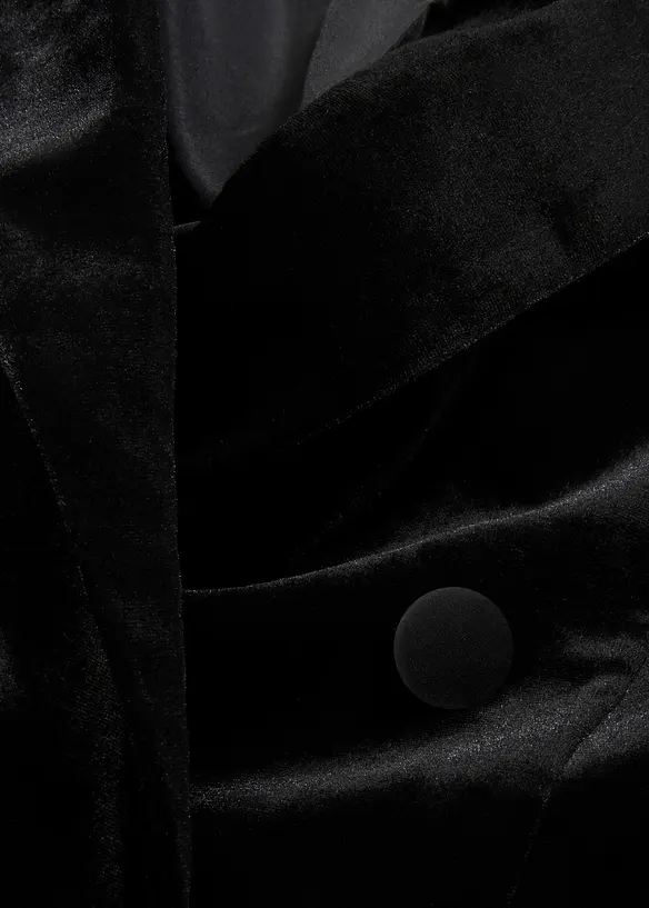 Blazer i myk fløyel, bonprix