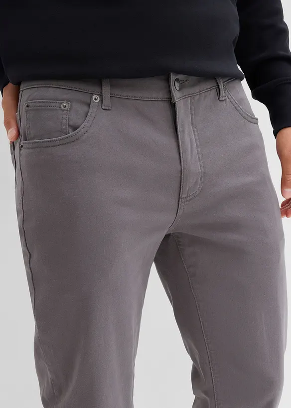 Regular Fit-bukse i varmende materiale med stretch, Straight, bonprix