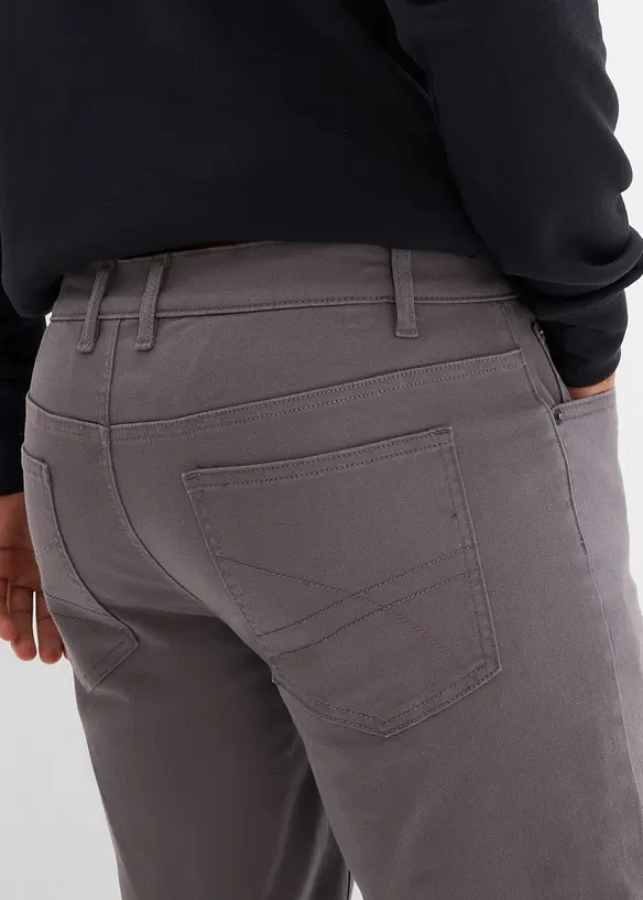 Regular Fit-bukse i varmende materiale med stretch, Straight, bonprix