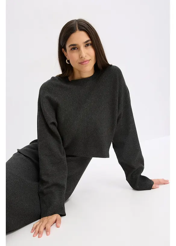 Strikket kjolesett  (2-delt sett), bonprix