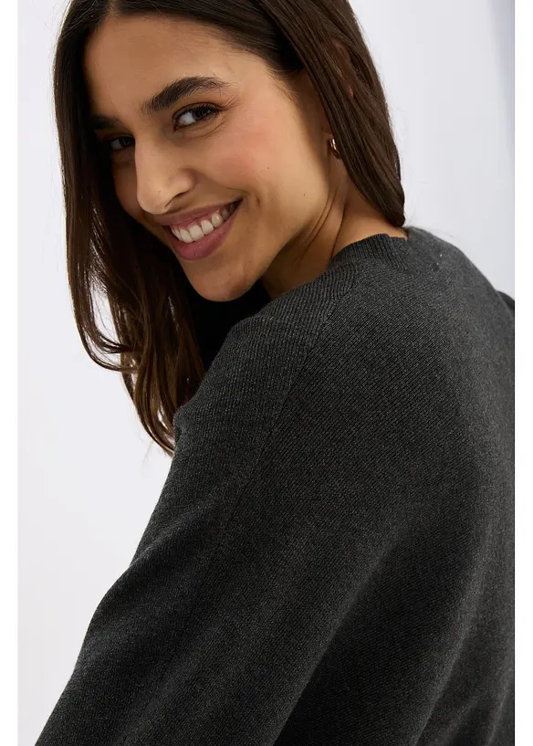 Strikket kjolesett  (2-delt sett), bonprix