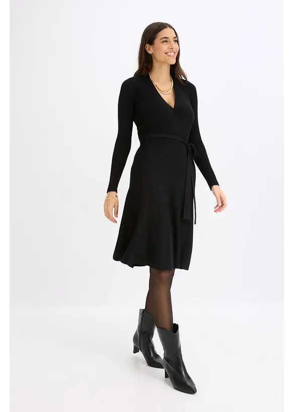 Strikket kjole, bonprix