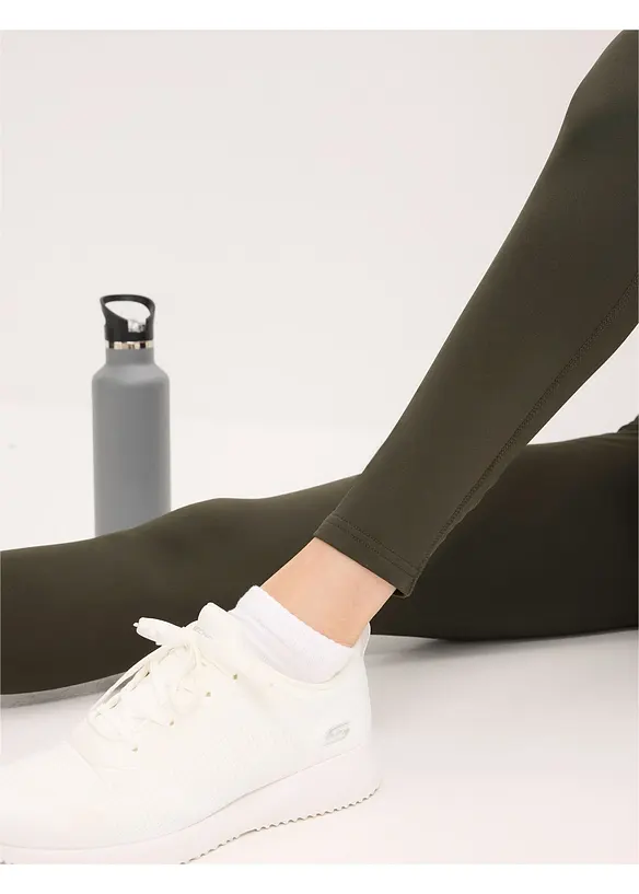 Varmende leggings med refleksdetaljer og mobillomme, bonprix