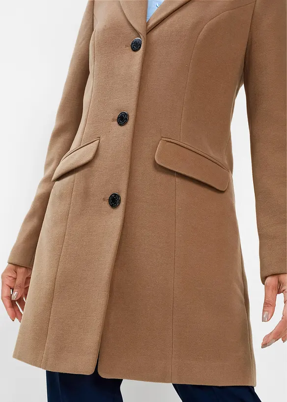 Kåpe i blazer-look, bonprix