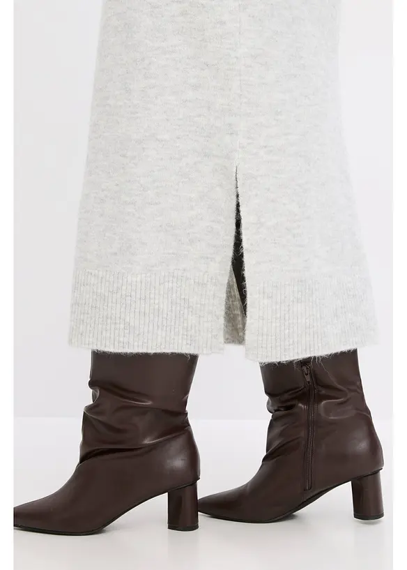 Legglang, oversized og strikket kjole, bonprix