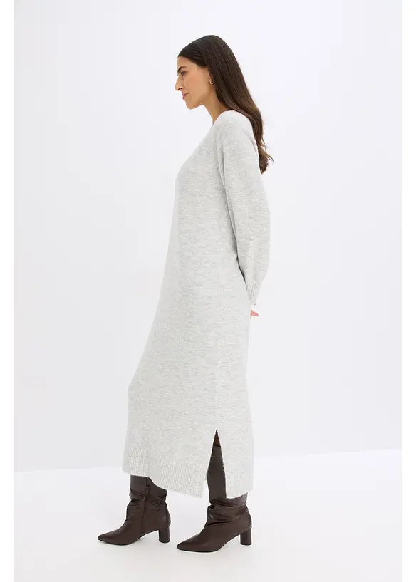 Legglang, oversized og strikket kjole, bonprix