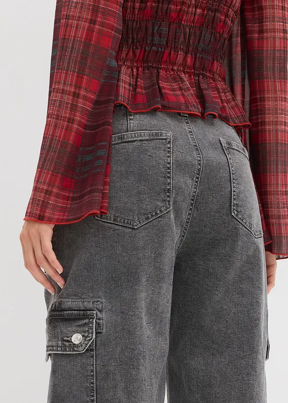 Cargo-jeans, High Waist, bonprix