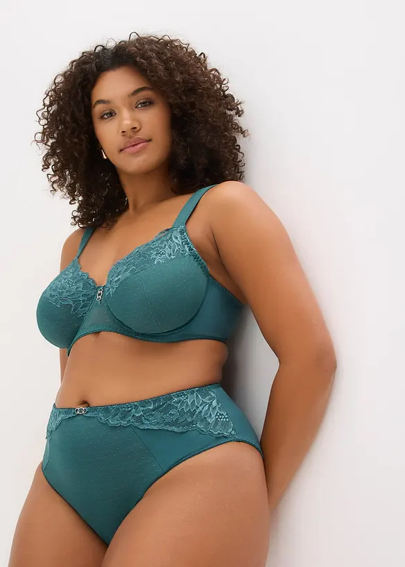 Maxitruse med delikat blonde, bonprix