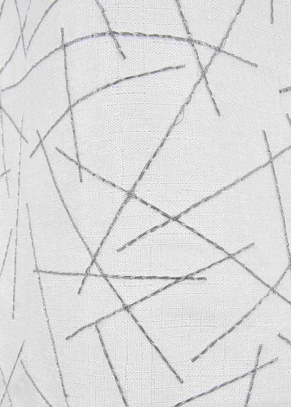 Kafégardin  med glanset broderi, bonprix