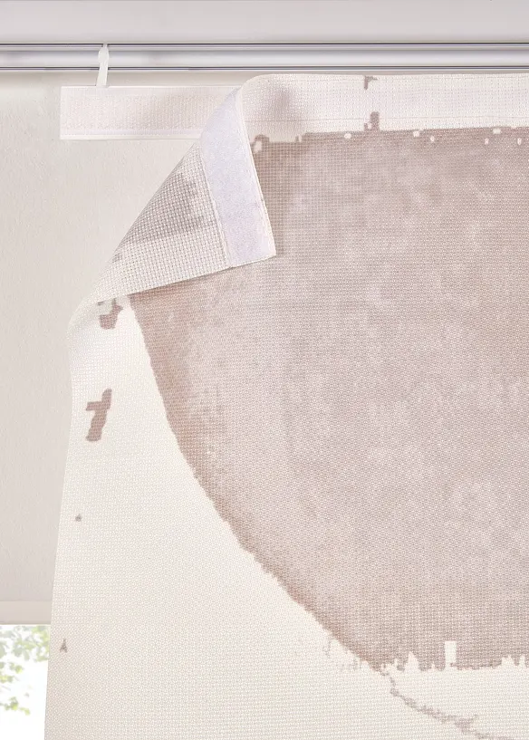 Ugjennomsiktig panelgardin med mønster (1-pack), bonprix