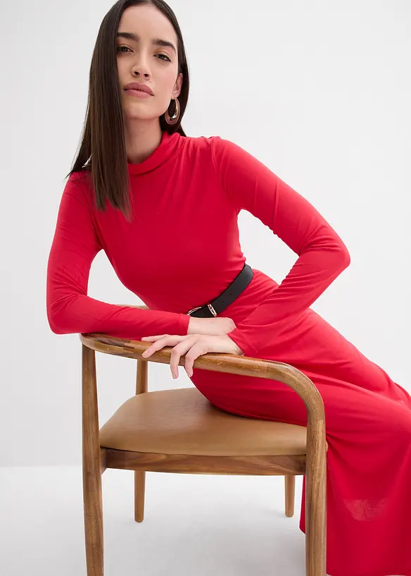 Jerseykjole i myk modalmiks, bonprix