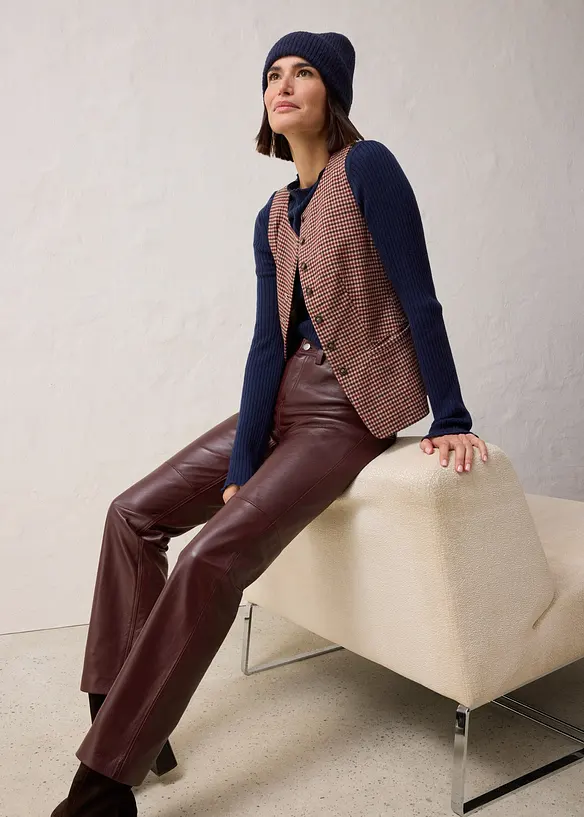 Skinnbukse i lammenappa, bonprix