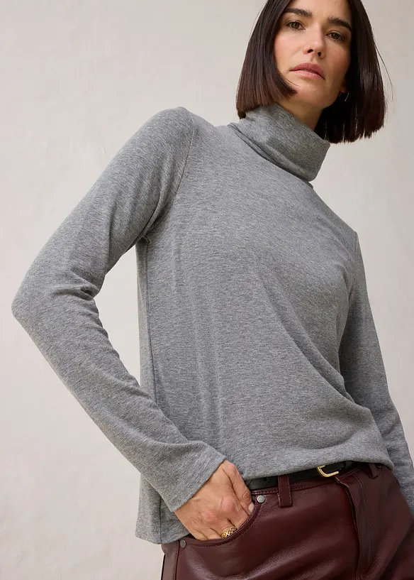 Pologenser med ull, bonprix