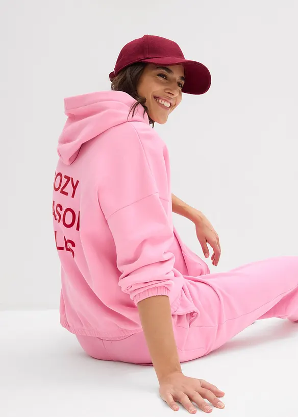 Oversized sweatshirt i 100% bomull, bonprix