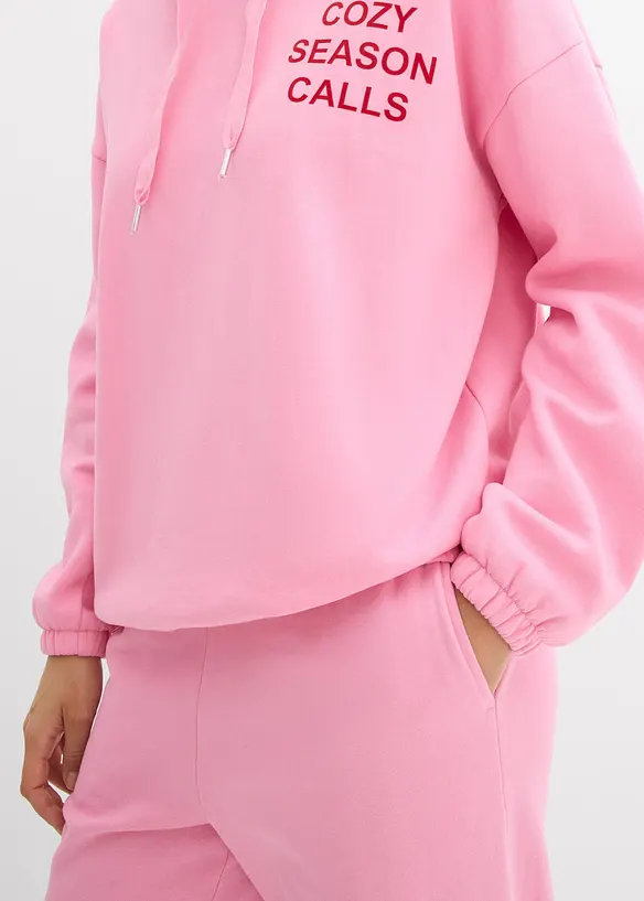 Oversized sweatshirt i 100% bomull, bonprix