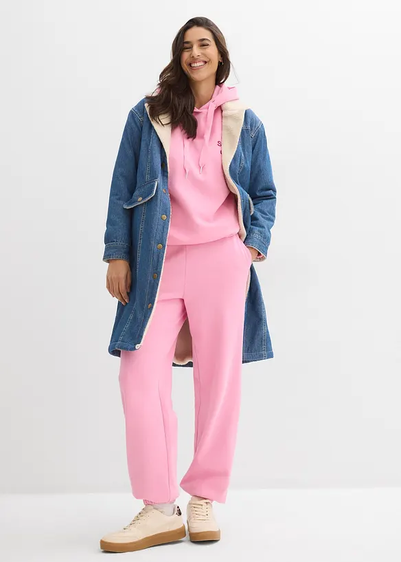 Joggebukse i 100% bomull, bonprix