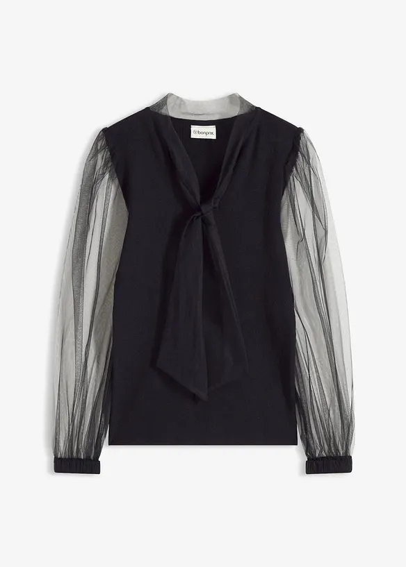 Genser i lett viskosemiks, bonprix