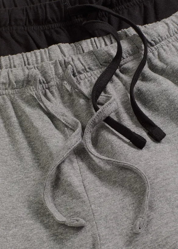 Pyjamasbukse med stikklommer (2-pack), bonprix