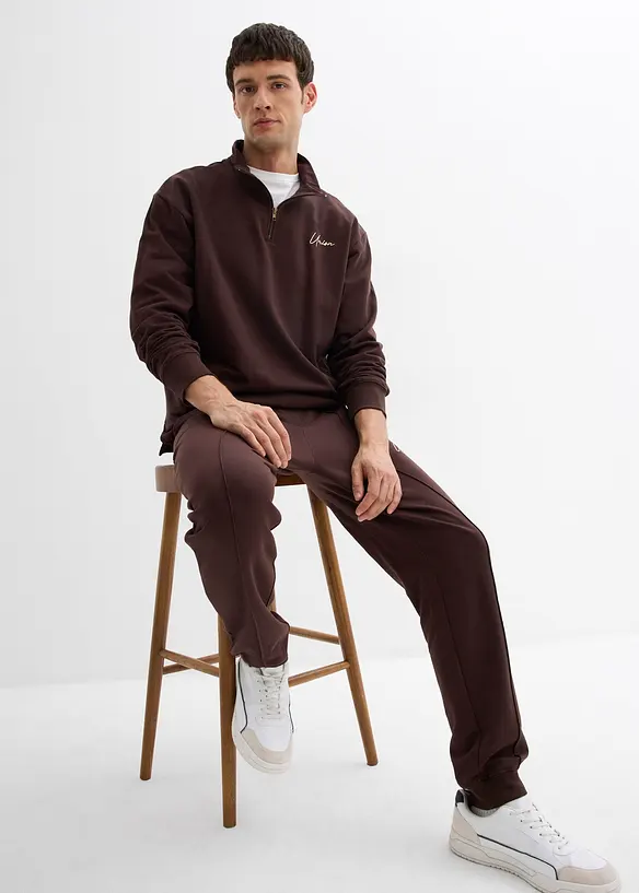 Joggedress i 100% bomull, Loose Fit (2-delt sett), bonprix