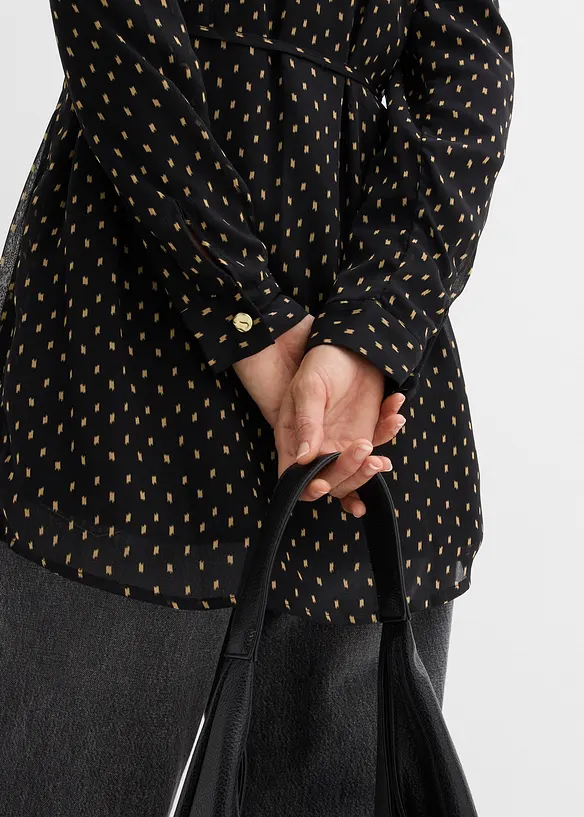 2-i-1-skjorte i chiffon for gravide, bonprix