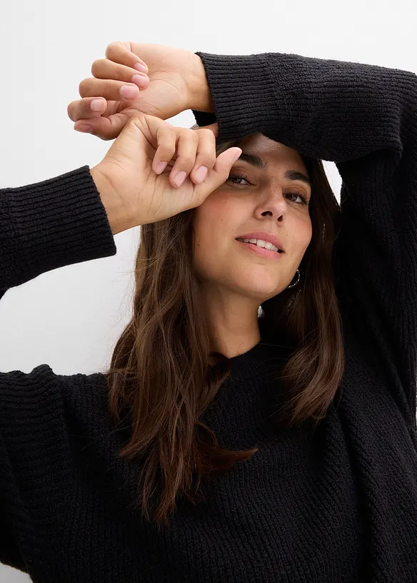 Mamma- og ammegenser av bomull med ullandel, bonprix