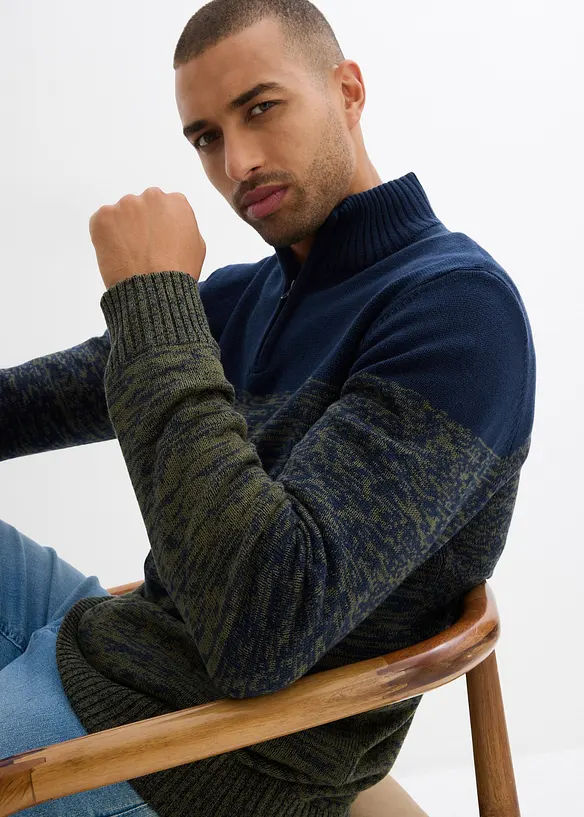 Troyer-genser med bomull, bonprix