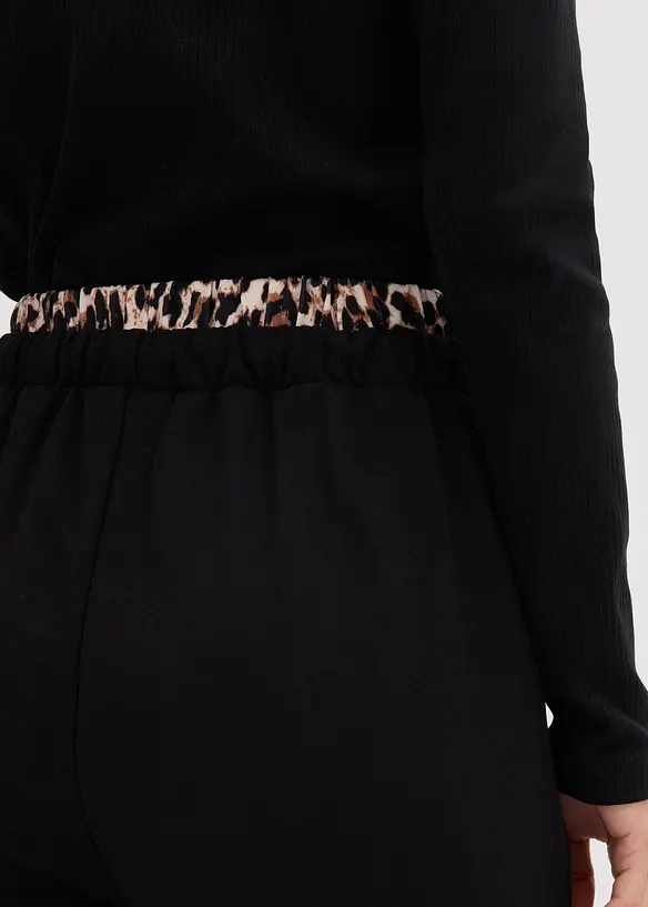 Vid sweatbuke med kontrastlinning, bonprix