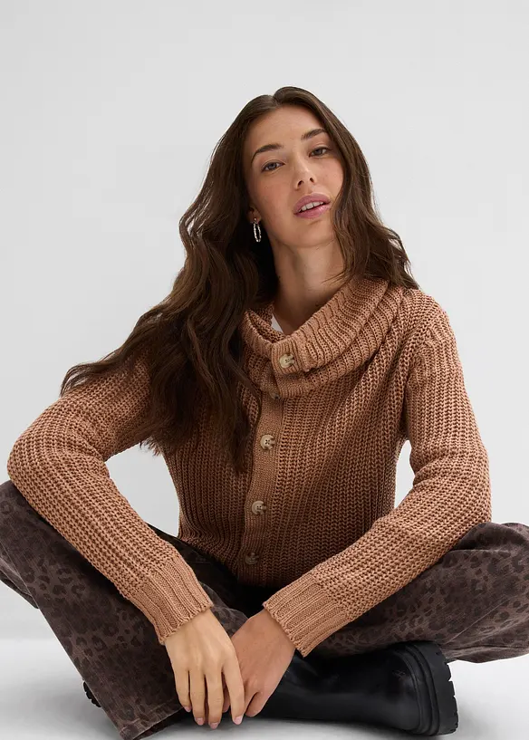 Grovstrikket genser, bonprix