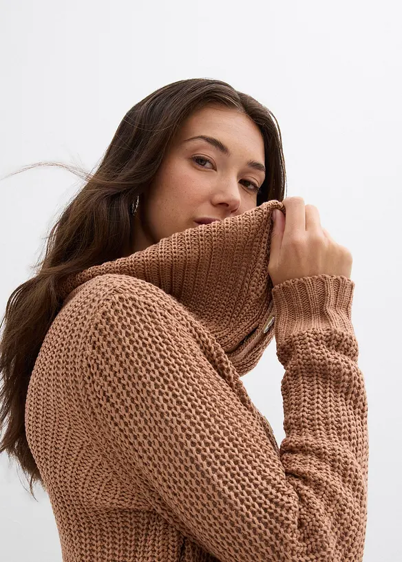 Grovstrikket genser, bonprix