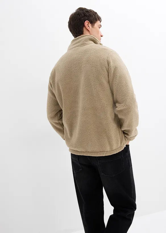 Fleecegenser i pilé, bonprix