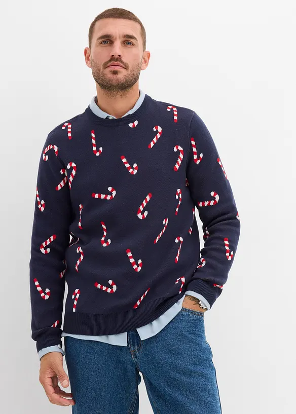 Finstrikket julegenser, bonprix