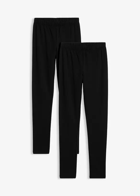 Varmende leggings i elastisk bomullsmateriale (3-pack), bonprix
