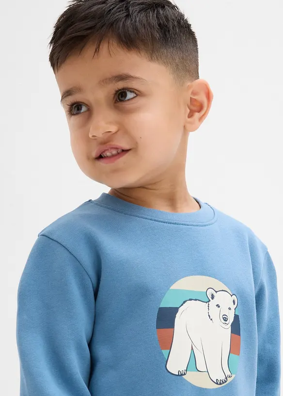 Sweatshirt i 100% økologisk bomull, bonprix