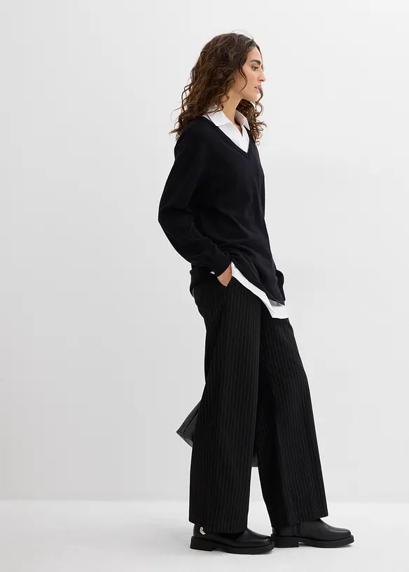 Sett med mammagenser og ermeløs skjorte i økologisk bomull, bonprix