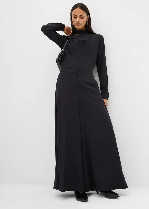 Vid bukse i lett materiale med komfortlinning, bonprix