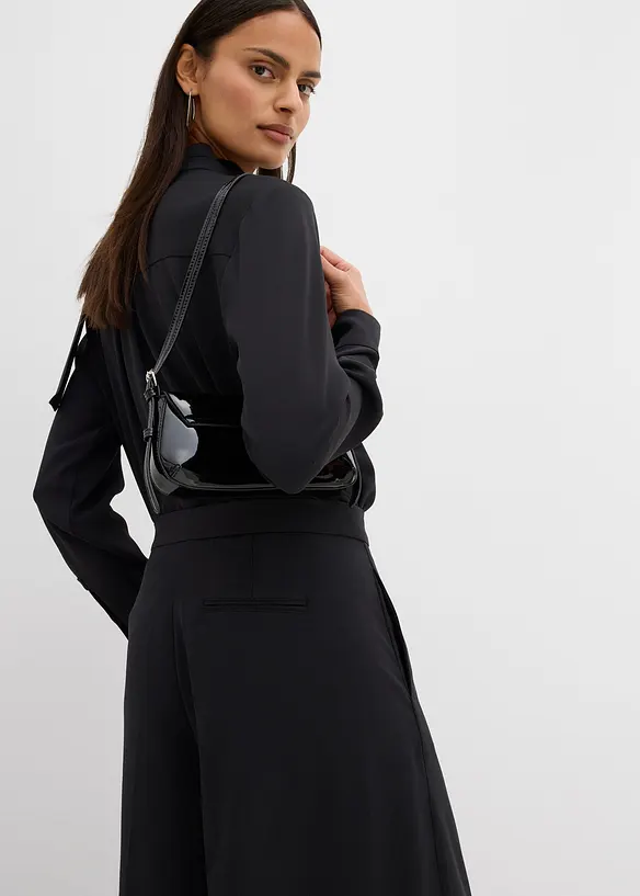 Vid bukse i lett materiale med komfortlinning, bonprix